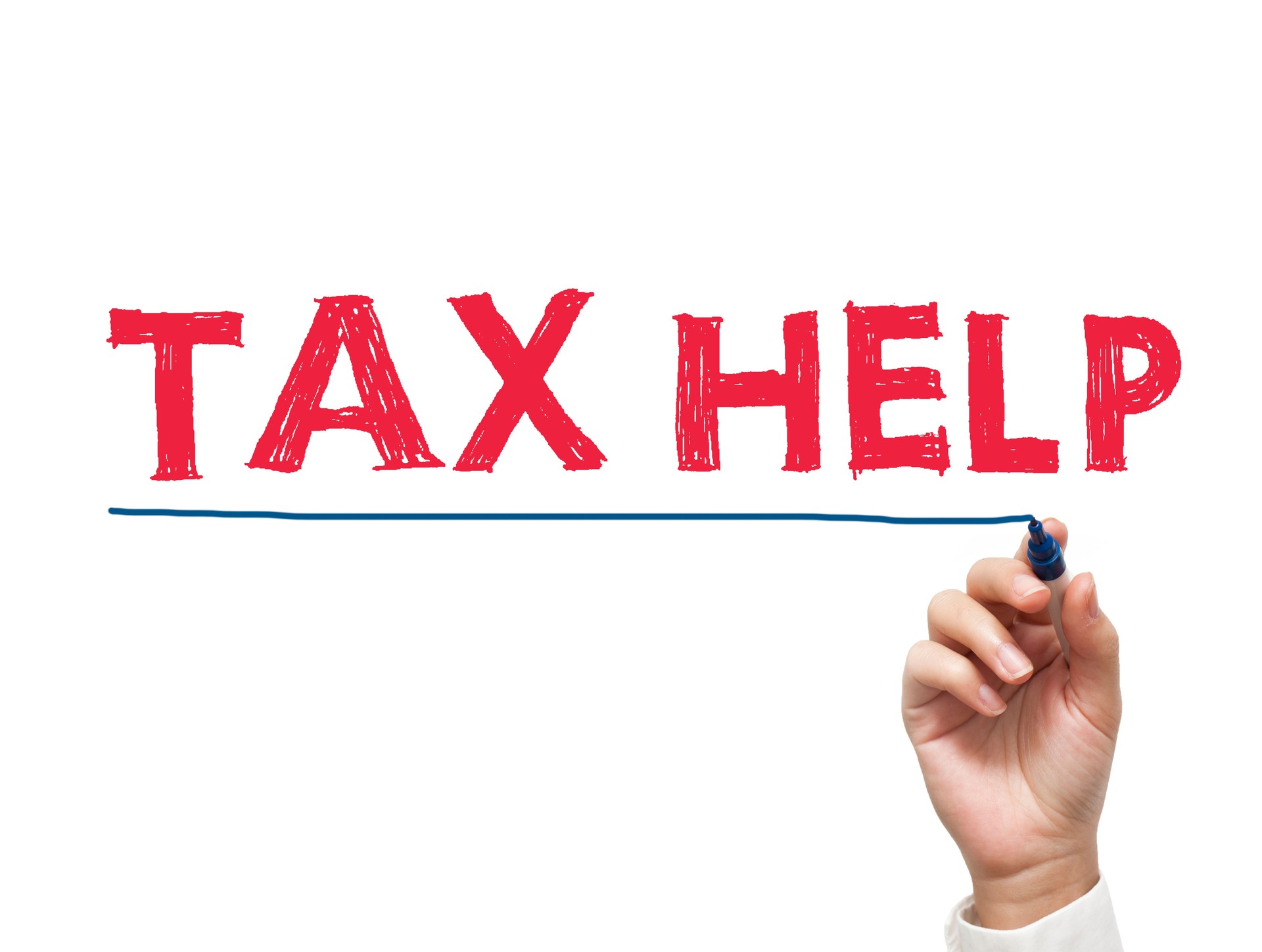 Tax help / Felt tip pen concept (Click for more)
